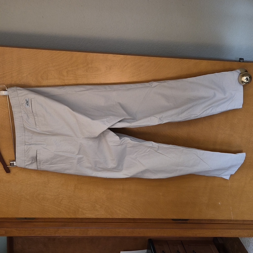 Eddie Bauer Light Tan Ripstop Cargo Pants 10 - Picture 2 of 5